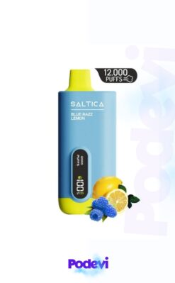 Saltica 12000 Puff Dijital Göstergeli Blue RAZZ Lemon Aromalı E-Sigara