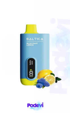 Saltica 10000 Puff Blue RAZZ Lemon